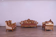 European Furniture - Raffaello III Luxury Chair in Red & Gold - 41022-C - GreatFurnitureDeal