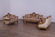 European Furniture - Raffaello 2 Piece Living Room Set in Beige Gold - 41026-2SET - GreatFurnitureDeal