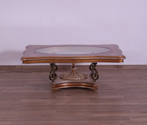 European Furniture - Raffaello III Coffee Table in Red & Gold - 41026-CT