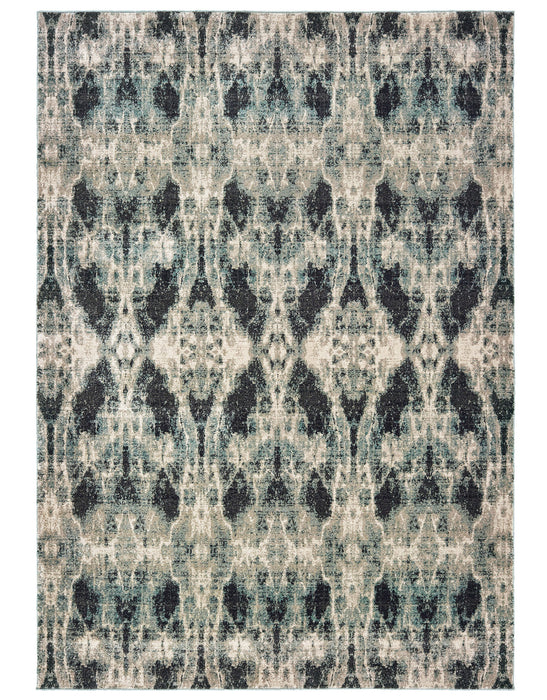 Oriental Weavers - Raleigh Grey/ Blue Area Rug - 5507B