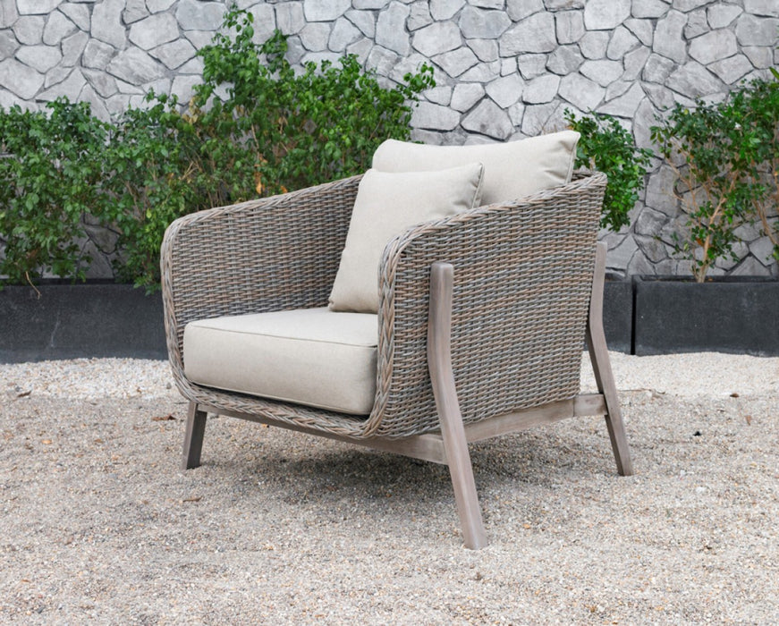 VIG Furniture - Renava Carillo Outdoor Beige Wicker Sofa Set - VGATRASF-148