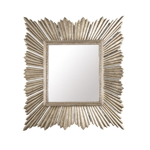 Worlds Away - Extra Large Raymond Mirror In Champagne Leaf - RAYMOND SL - GreatFurnitureDeal
