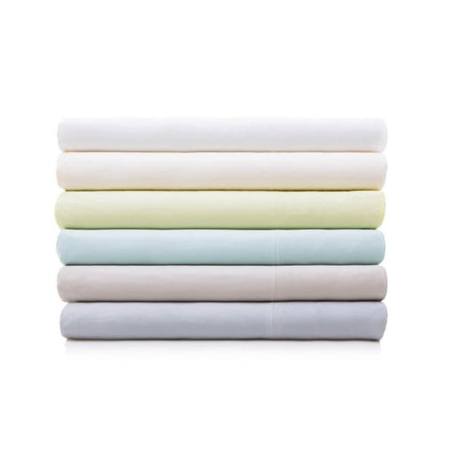 Malouf - Rayon From Bamboo Split Queen Sheet Set - MA25SQWHBS - GreatFurnitureDeal