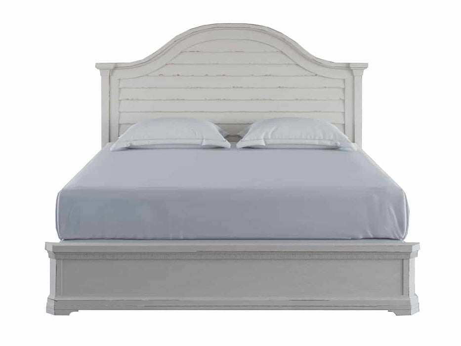 ART Furniture - Palisade California King Panel Bed in Vintage White - 273127-2917 - GreatFurnitureDeal