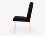 VIG Furniture - Modrest Reba Modern Black Velvet & Gold Dining Chair (Set of 2) - VGVCB0258G-BLK - GreatFurnitureDeal