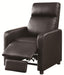 Coaster Furniture - Black Push Back Recliner - 600181 - GreatFurnitureDeal