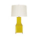 Worlds Away - Renata Handpainted Pagoda Table Lamp In Yellow With Gold Trim - RENATA YL - GreatFurnitureDeal