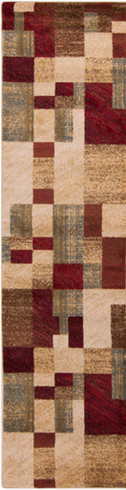 Surya Rugs - Riley Red, Brown Area Rug - RLY5006 - 2' x 7'5" - GreatFurnitureDeal