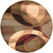 Surya Rugs - Riley Red, Brown Area Rug - RLY5007 - 8' Round - GreatFurnitureDeal