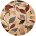 Surya Rugs - Riley Red, Brown Area Rug - RLY5010 - 8' Round - GreatFurnitureDeal