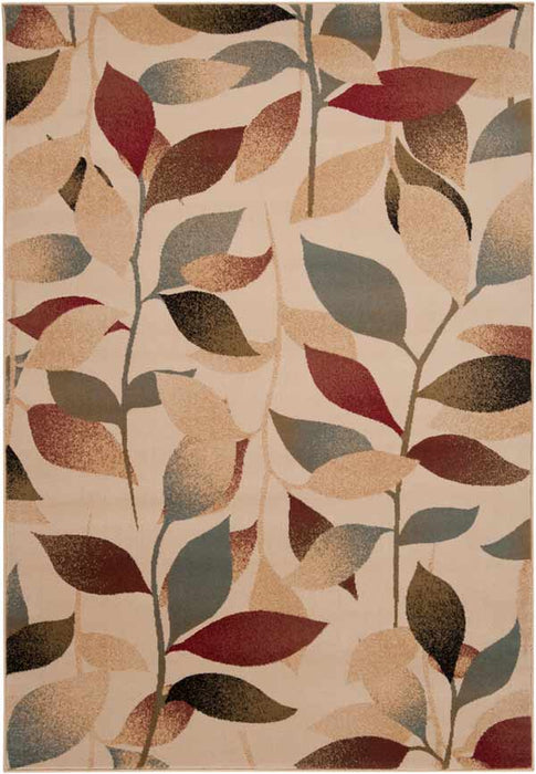 Surya Rugs - Riley Red, Brown Area Rug - RLY5010 - 7'10" x 10'10" - GreatFurnitureDeal