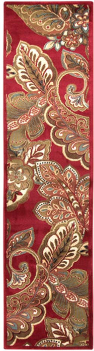 Surya Rugs - Riley Red, Brown Area Rug - RLY5020 - 2' x 7'5" - GreatFurnitureDeal