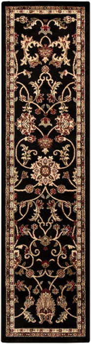 Surya Rugs - Riley Black, Brown Area Rug - RLY5025 - 3' x 8' - GreatFurnitureDeal