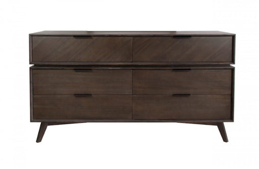VIG Furniture - Modrest Roger - Mid-century Acacia Dresser - VGWDSTHL-DR6D-SANTI - GreatFurnitureDeal