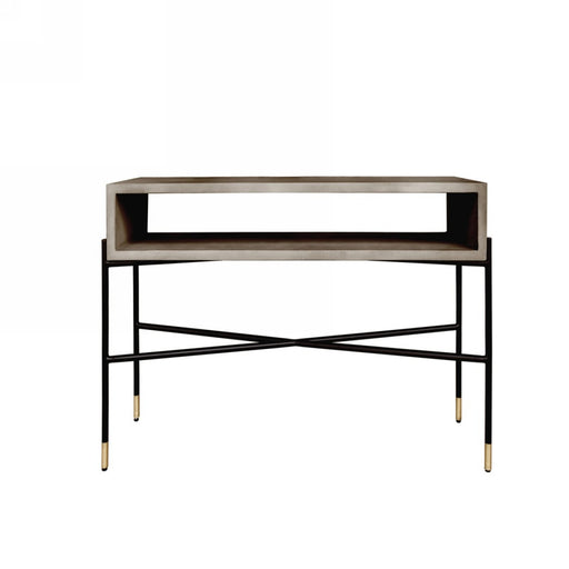 VIG Furniture - Modrest Walker Modern Concrete & Metal Console Table - VGLBROKYCS-113 - GreatFurnitureDeal