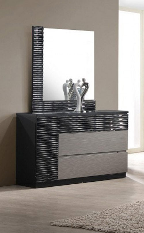 J&M Furniture - Roma 2 Drawer Dresser and Mirror - 17777-DM - GreatFurnitureDeal