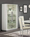 ESF Furniture - Roma 2-Door Curio in White - ROMA2DOORCHINAWHITE