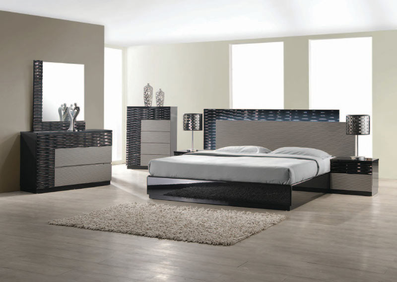 Mariano Furniture - Romania 5 Piece California King Platform Bedroom Set - BMROMANIA-CK-5SET