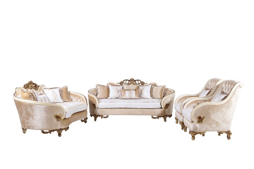 European Furniture - Rosabella 4 Piece Living Room Set - 36031-SL2C - GreatFurnitureDeal