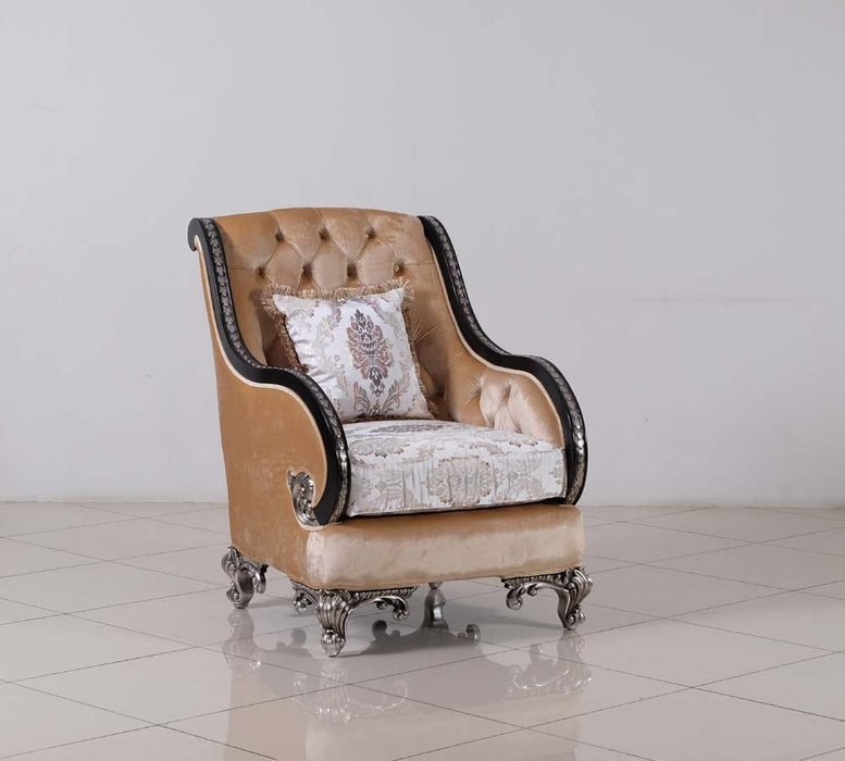 European Furniture - Rosabella 2 Piece Sofa Set - 35022-SC - GreatFurnitureDeal