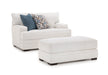 Franklin Furniture - Rowan Stationary 4 Piece Living Room Set in Orlando Snow - 95340-20-88-18-3900-09 - GreatFurnitureDeal