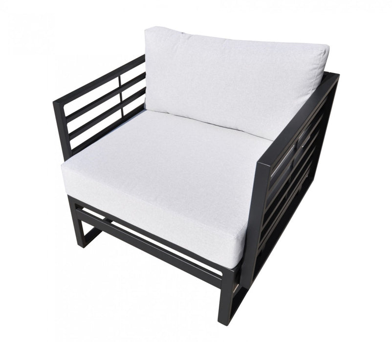 VIG Furniture - Renava Wharf Outdoor Grey & Black Sofa Set - VGGES0273 - GreatFurnitureDeal