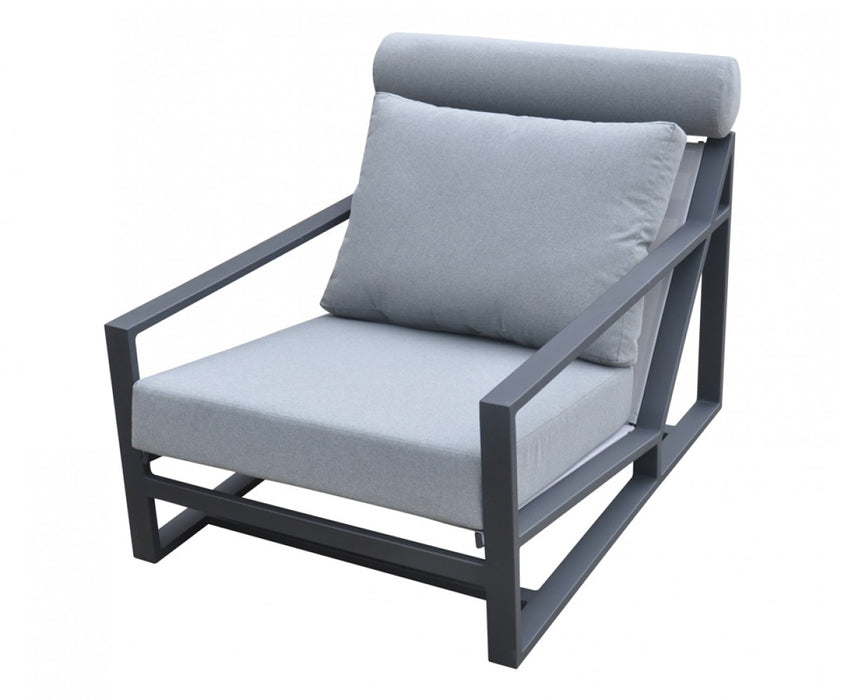 VIG Furniture - Renava Boardwalk Outdoor Grey Lounge Chair Set - VGGES0278-GRY - GreatFurnitureDeal