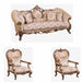European Furniture - Rosella II 3 Piece Luxury Living Room Set in Parisian Bronze - 44698-S2C - GreatFurnitureDeal