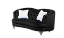 Mariano Furniture - S312 Loveseat in Black - BQS312-L - GreatFurnitureDeal