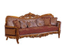 European Furniture - Modigliani 2 Piece Luxury Sofa Set in Red and Gold - 31058-SL - GreatFurnitureDeal