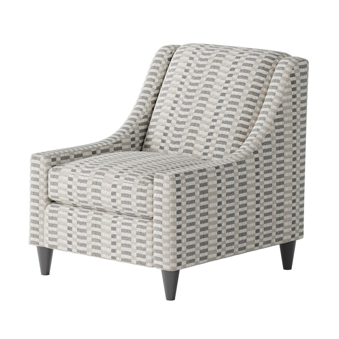 Southern Home Furnishings - Argo Ash Accent Chair in Grey - 592 Stella Flannel - GreatFurnitureDeal