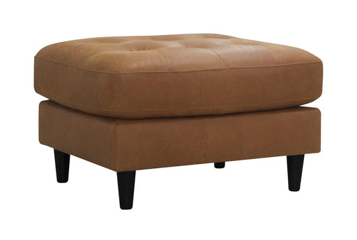 Mariano Italian Leather Furniture - Sabrina Ottoman in Tan - SABRINA-O4004 - GreatFurnitureDeal