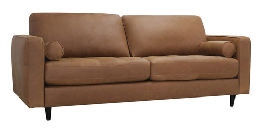 Mariano Italian Leather Furniture - Sabrina Sofa in Tan - SABRINA-S404 - GreatFurnitureDeal