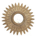 Worlds Away - Small Gold Leaf Starburst Mirror With Antique Mirror Inset - SANTO G - GreatFurnitureDeal