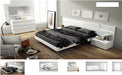 ESF Furniture - Sara 3 Piece Bedroom Queen Bed Set in Glossy White - SARABEDQ.S-3SET - GreatFurnitureDeal