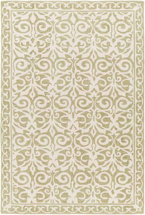 Surya Rugs - Samual Green, Neutral Area Rug - SAU1100 - 4' x 6' - GreatFurnitureDeal