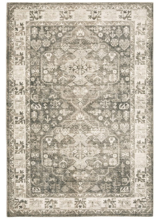 Oriental Weavers - Savoy Charcoal/ Ivory Area Rug - 28105