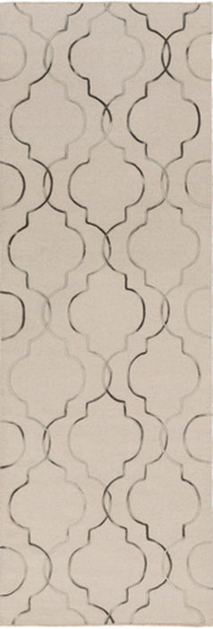 Surya Rugs - Seabrook Neutral, Black Area Rug - SBK9018 - 2'6" x 8' - GreatFurnitureDeal