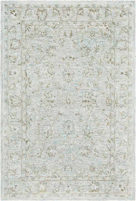 Surya Rugs - Shelby Light Gray, Dark Brown Area Rug - SBY1002 - 5' x 7'6" - GreatFurnitureDeal