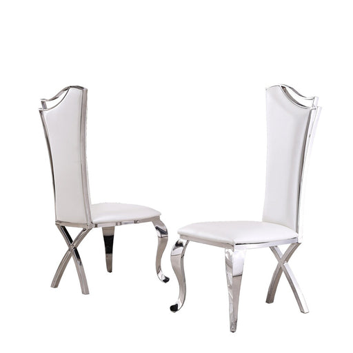 Mariano Furniture - SC34 Side Chair, S-2 in White - BMSC34 - GreatFurnitureDeal