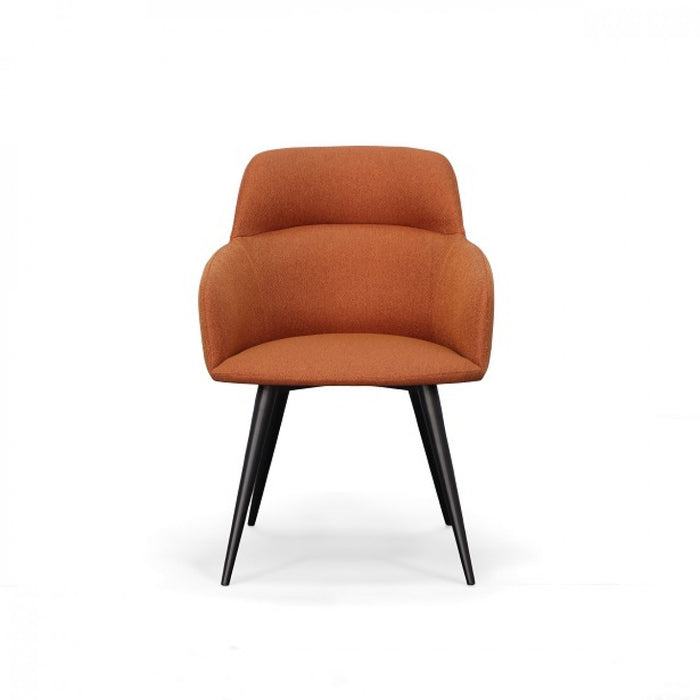 VIG Furniture - Modrest Scranton Modern Orange & Black Dining Chair - VGYFDC1074-ORG-DC - GreatFurnitureDeal