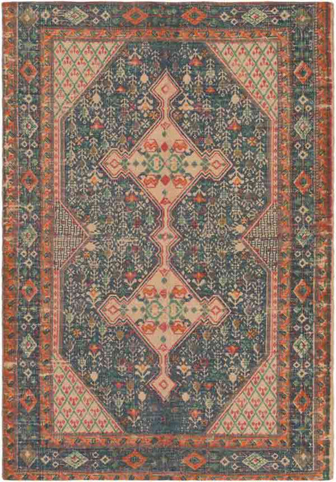 Surya Rugs - Shadi Neutral, Blue Area Rug - SDI1012 - 5' x 7'6" - GreatFurnitureDeal