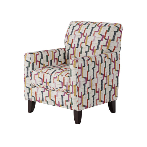Southern Home Furnishings - Fiddlesticks Confetti Accent Chair in Multi - 702-C Fiddlesticks Confetti - GreatFurnitureDeal