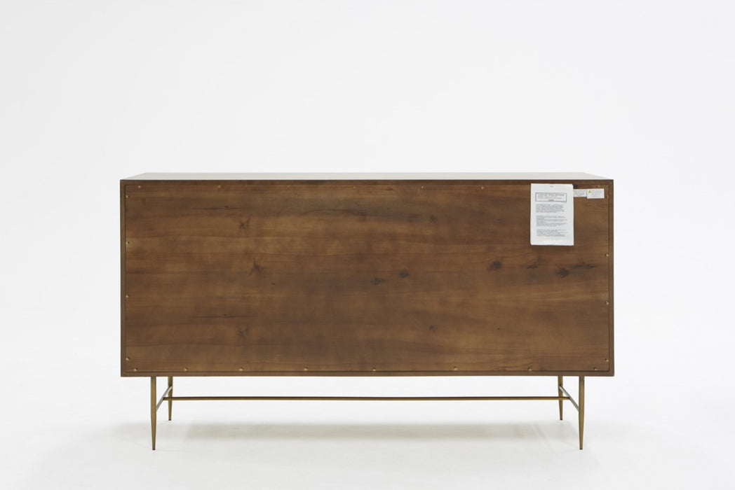 VIG Furniture - Modrest Selena Modern Acacia & Brass Dresser - VGNX18151 - GreatFurnitureDeal