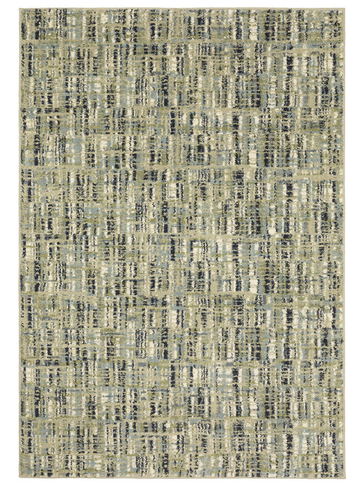 Oriental Weavers - Seneca Beige/ Green Area Rug - SE01A - GreatFurnitureDeal