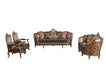 European Furniture - Saint Germain II 3 Piece Luxury Living Room Set in Light Gold & Antique Silver - 35552-S2C