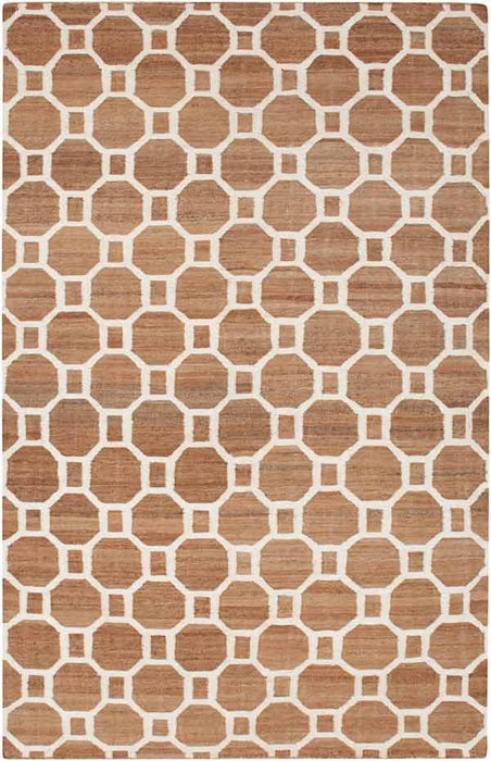 Surya Rugs - Seaport Brown, White Area Rug - SET3000 - 3'3" x 5'3" - GreatFurnitureDeal