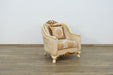 European Furniture - Angelica 4 Piece Living Room Set in Brown & Gold - 45352-4SET - GreatFurnitureDeal