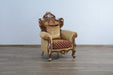 European Furniture - Emperador III 3 Piece Living Room Set in Red Gold - 42036-3SET - GreatFurnitureDeal