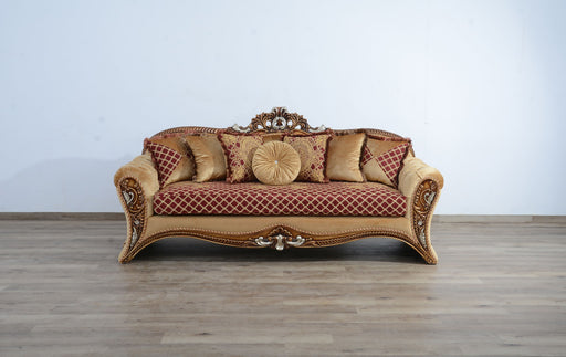 European Furniture - Emperador III Sofa in Red Gold - 42036-S - GreatFurnitureDeal